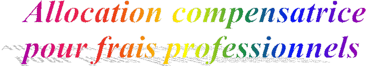 Allocation compensatrice 
pour frais professionnels  