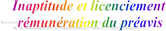 Sommaire 2
Inaptitude et maintien